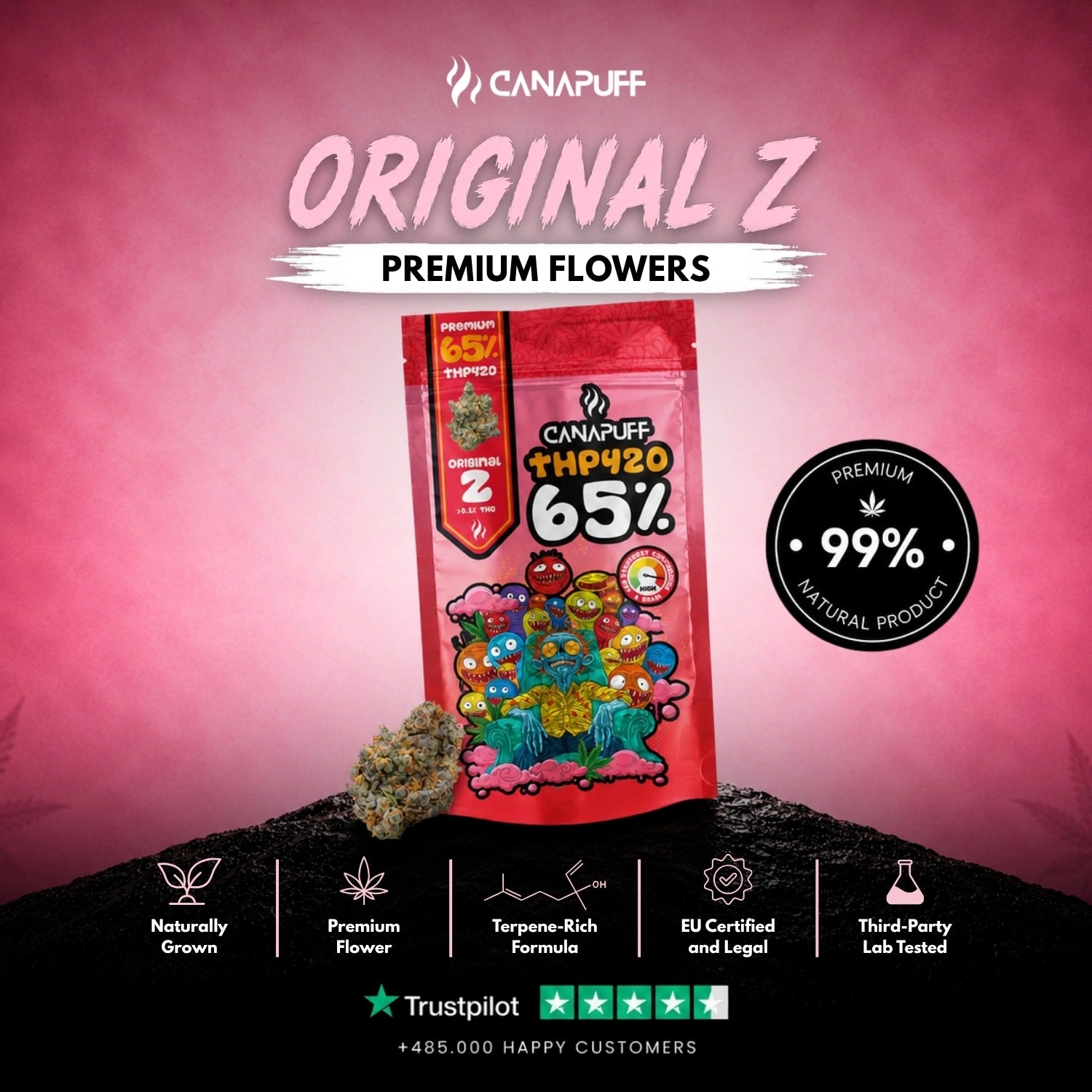 THP420 Fleurs Original Z 65%
