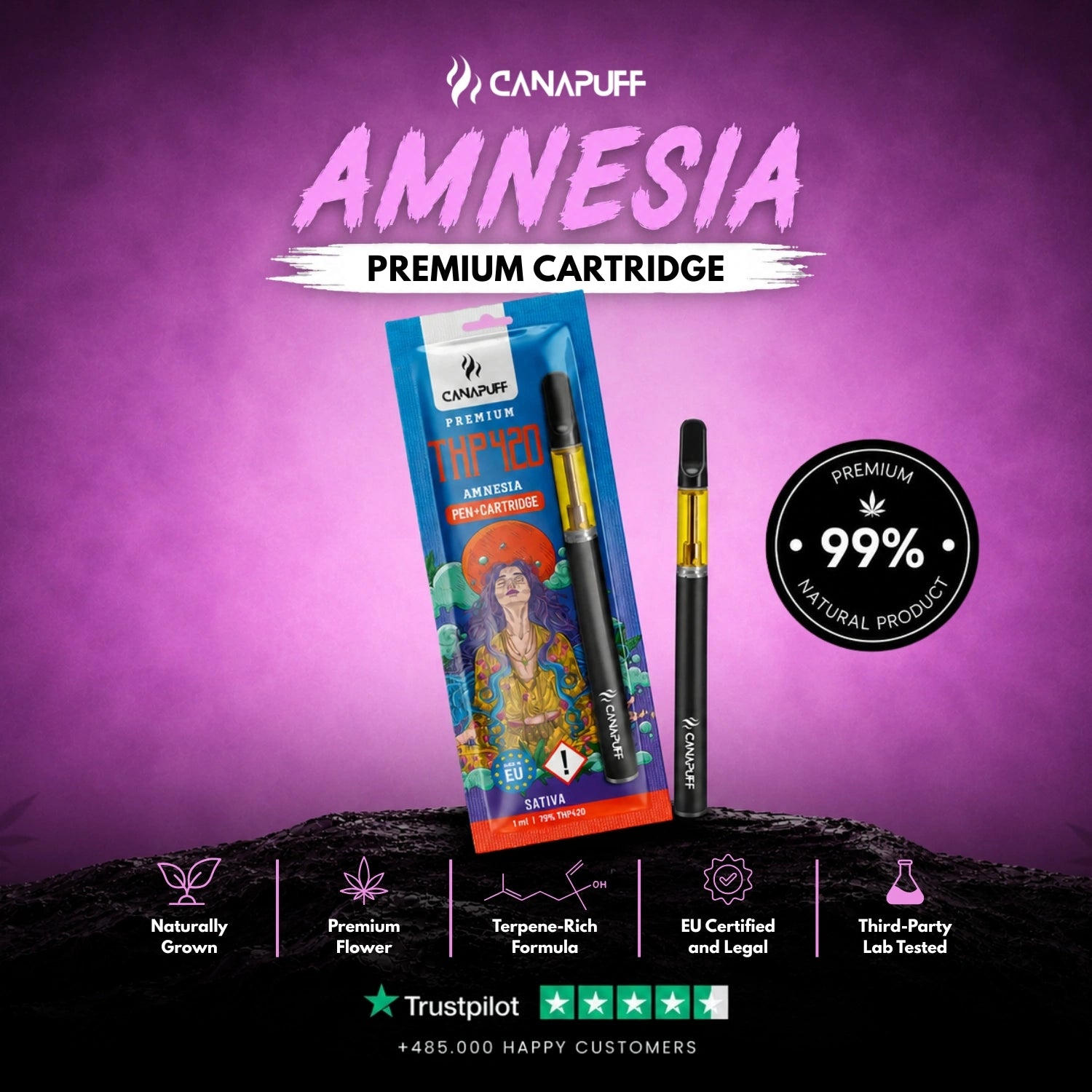THP420 Pen+Cartouche Amnesia 79 %