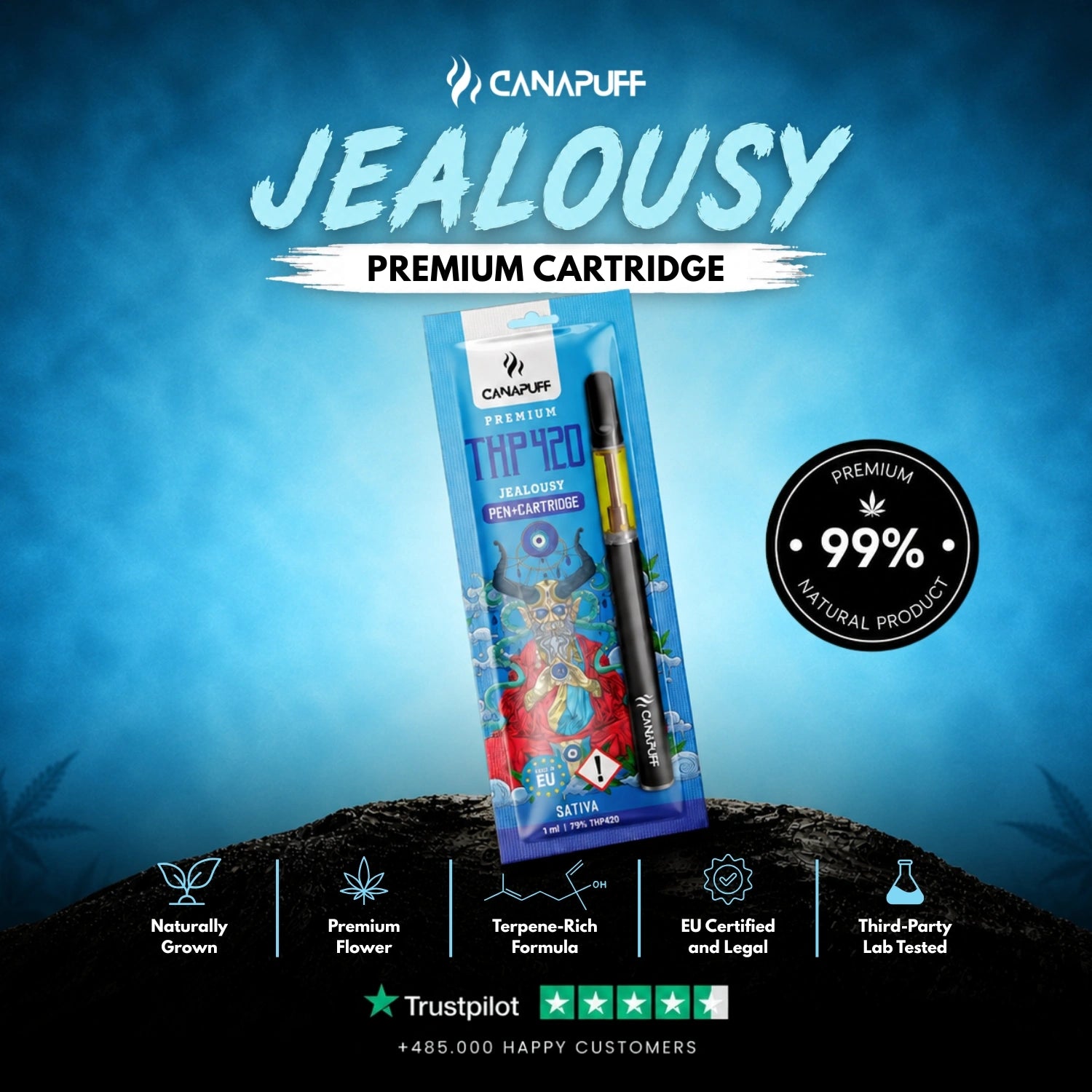 THP420 Pen+Cartouche Jealousy 79 %