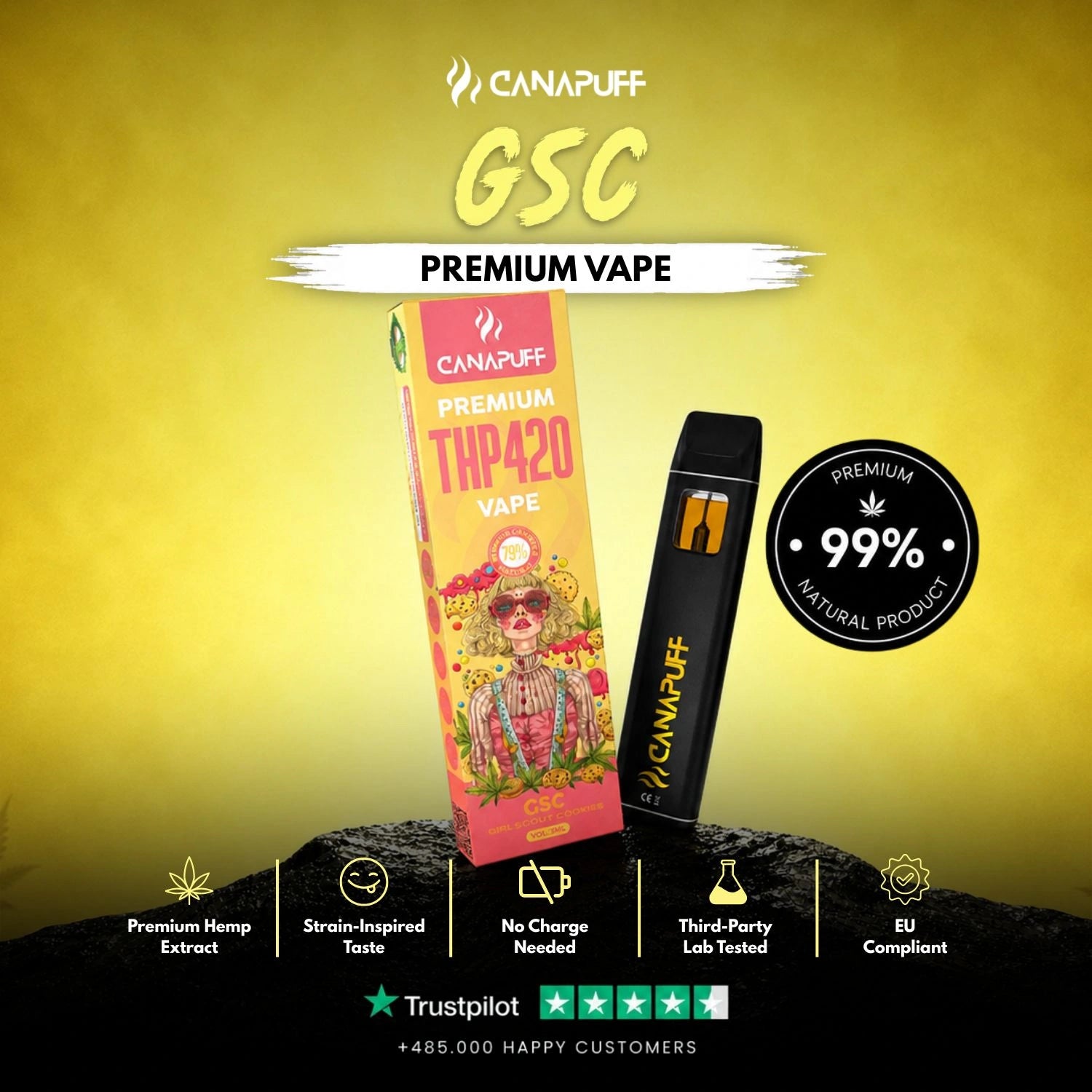 THP420 Vape GSC 79 % 1 ml