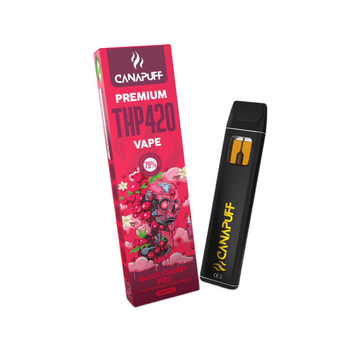 THP420 Vape Αφρώδες Μαύρο Κεράσι 79% 1ml