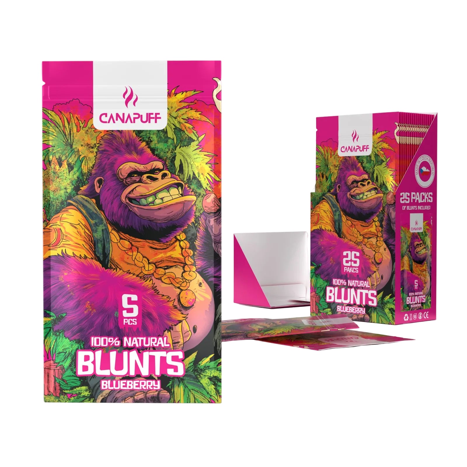 Blunt Wrap Fladt Stykke – Blåbær