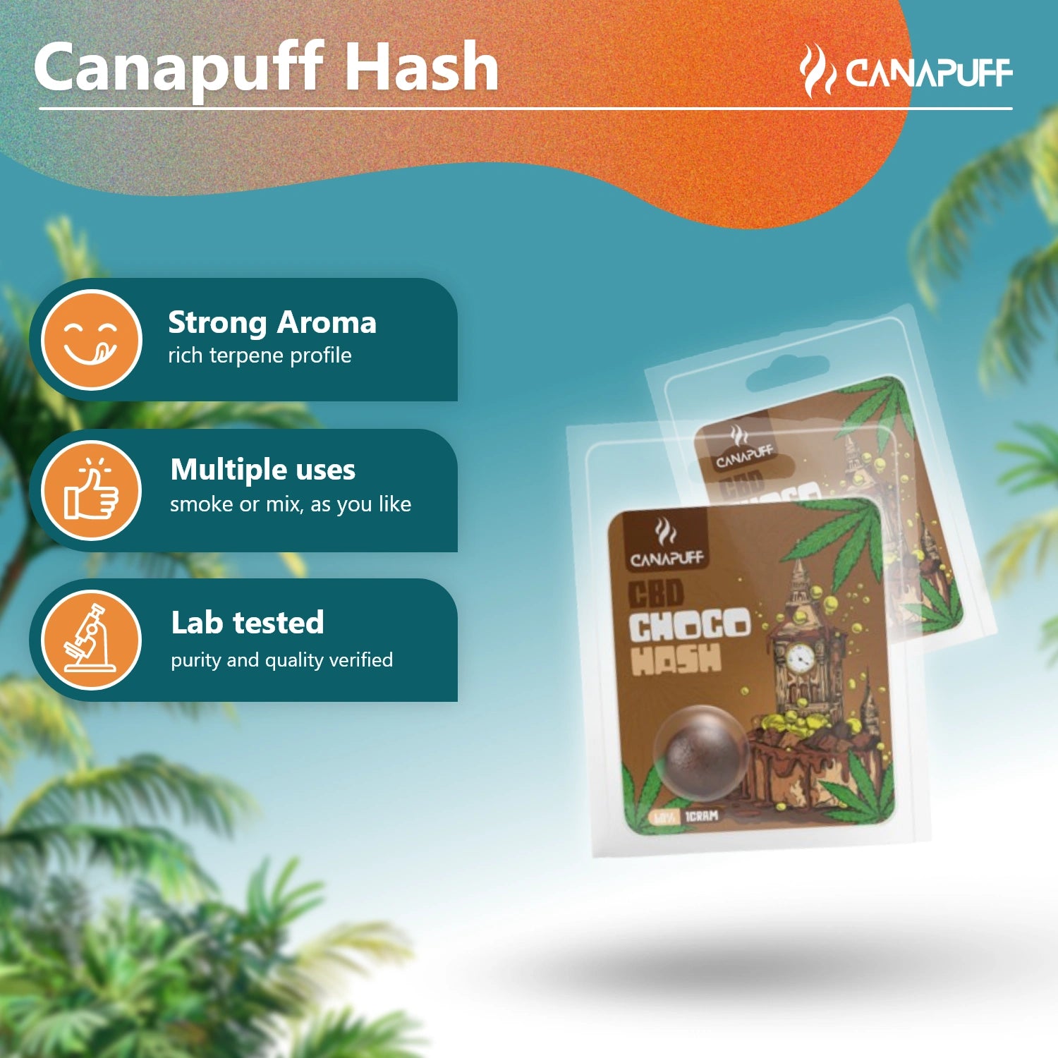 CBD hash Choco 60 %