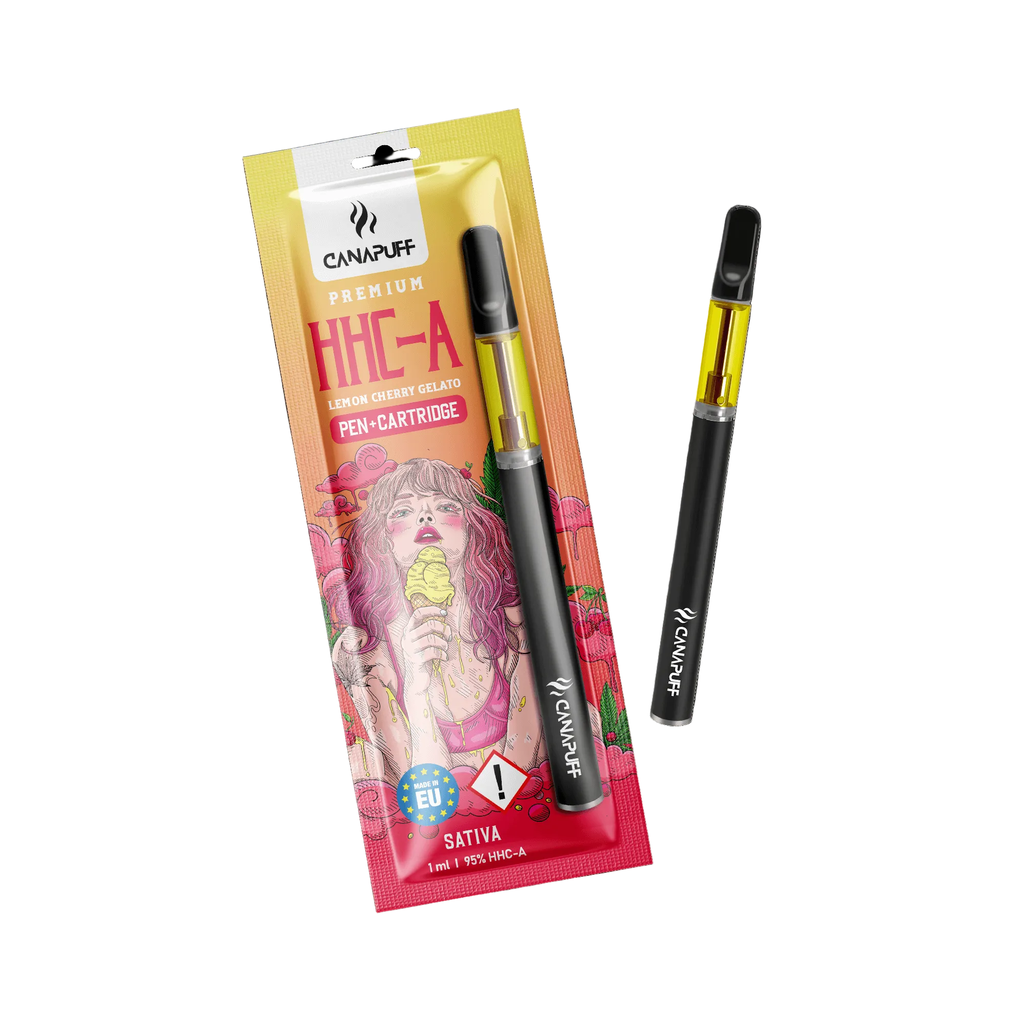 HHC-A Pen+Kasetė Lemon Cherry Gelato 95%