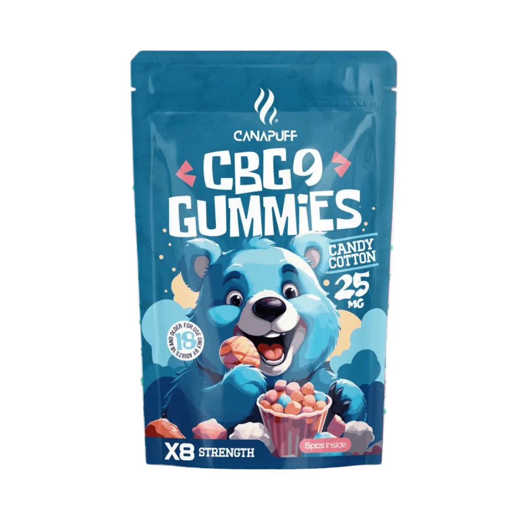 Canapuff Gominolas CBG9 Caramelo Algodón