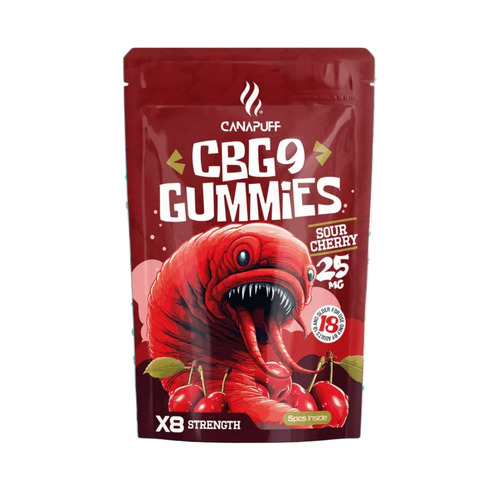 Gominolas Canapuff CBG9 Cereza Ácida