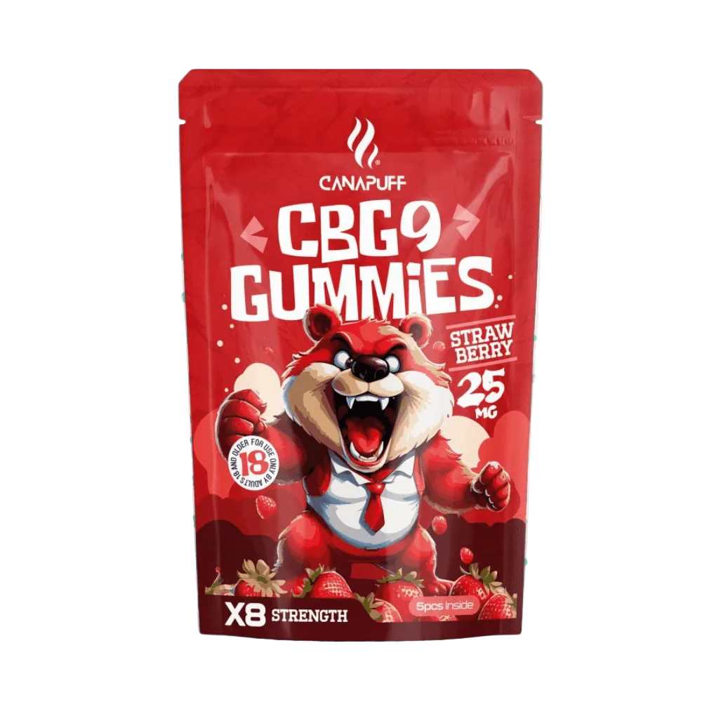 Canapuff - Gominolas CBG9 - Fresa Canapuff