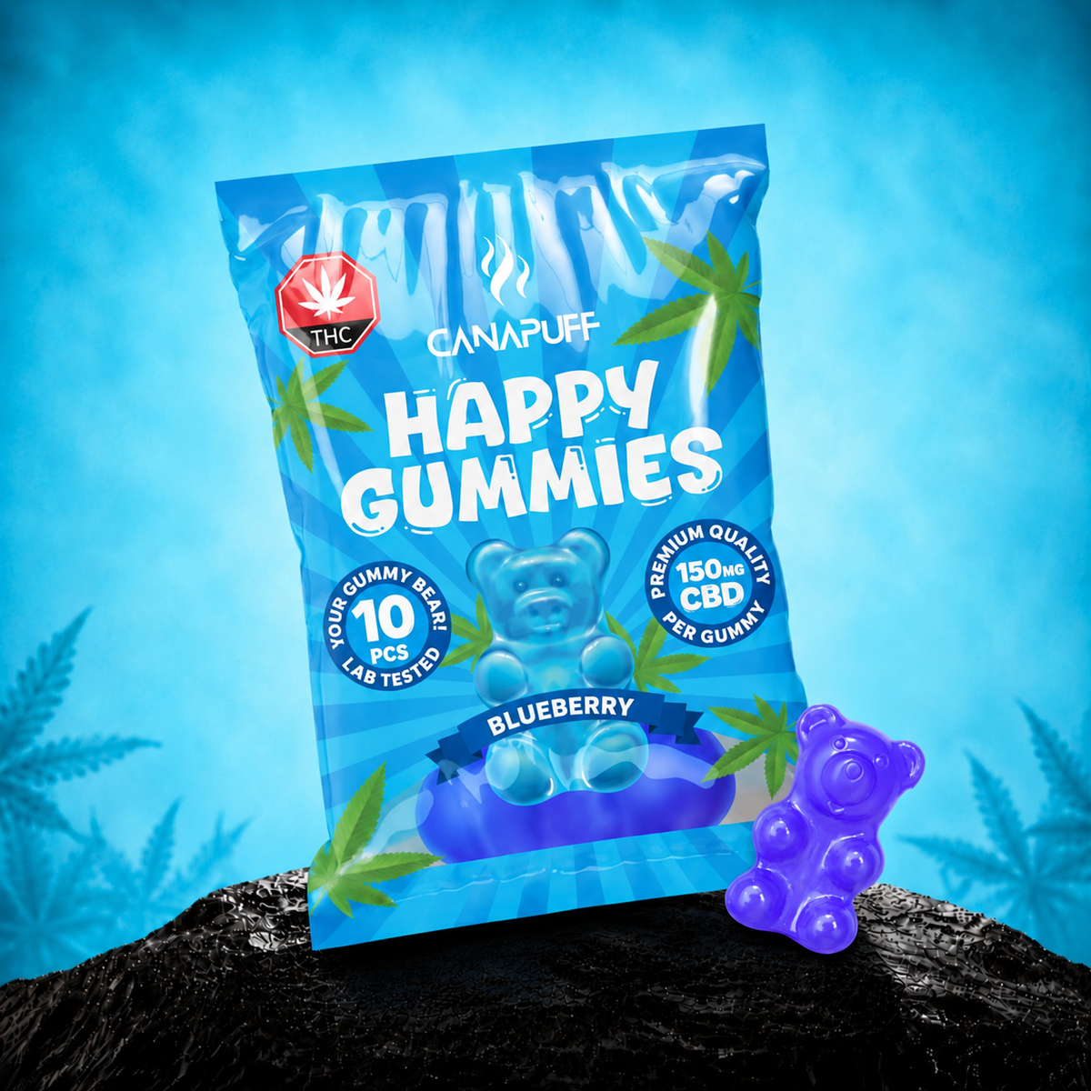 CBD Gummies Mirtillo