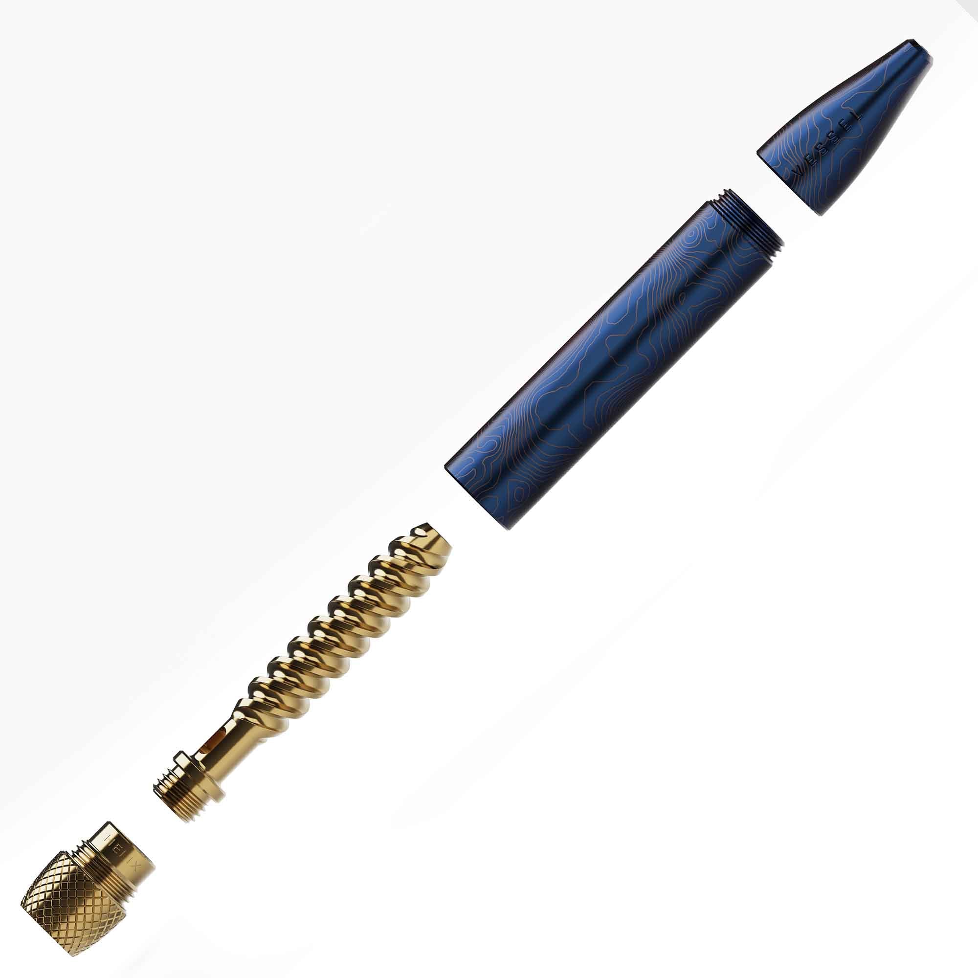 Vaper Vessel en diseño azul