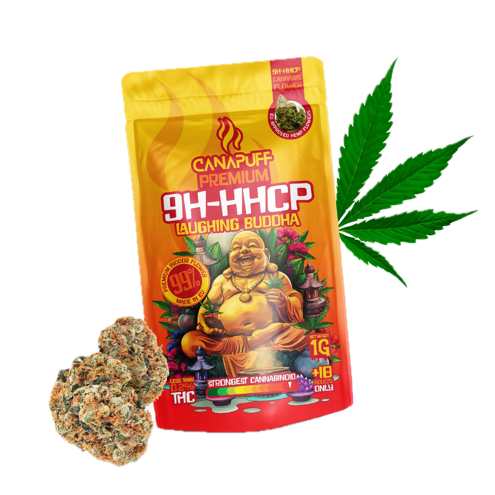 9H-HHCP Květy Laughing Buddha 99%