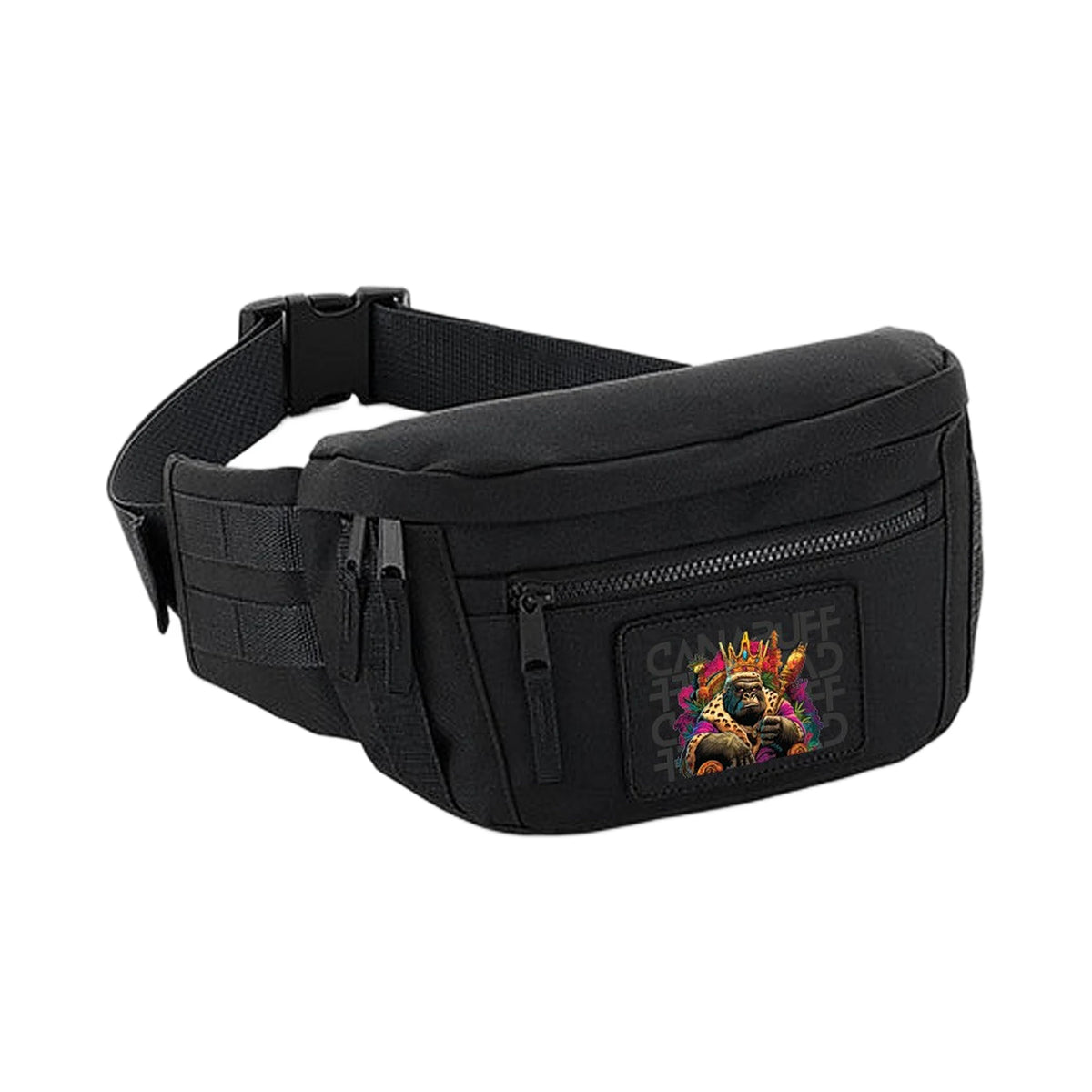 Canapuff Waist Bag – Monkey King – Black