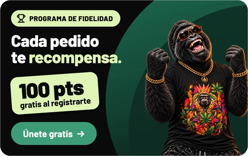 Programa de fidelidad: Cada pedido te recompensa. 100 pts gratis al registrarte. Únete gratis